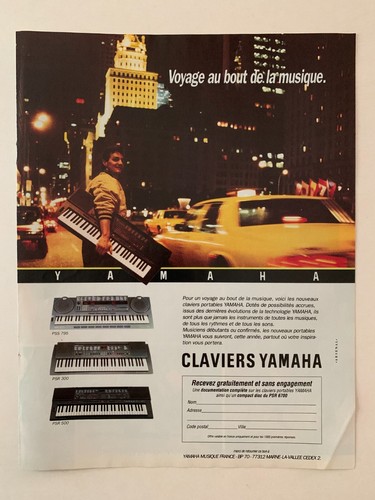 Publicite 1992 claviers - 1992,