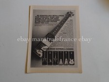 Travis Bean Guitars & Basses ad clipping USA 1970s