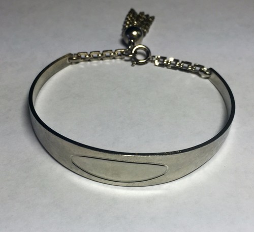 Nos 1960 white metal cuff - white,