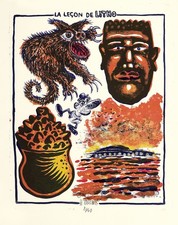 Hervé Di Rosa, Estampe, La leçon de litho