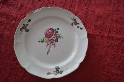 Assiette faience l est - en,