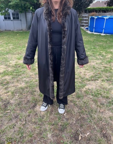 Manteau réversible noir - , et