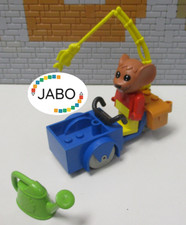 (A10/5) Lego Fabuland Set Maximilian Mouse avec pêche et tricycle ( 3781)