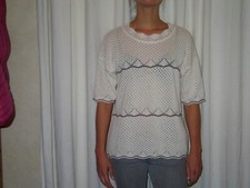  Pull tunique large effet