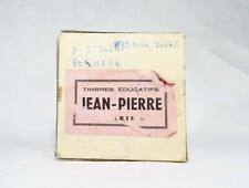 Timbres caoutchouc éducatifs Jean-Pierre boîte de 15 tampons animaux