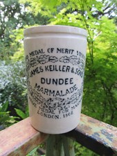 Pot Publicitaire en Faïence - James Keiller  & Sons Dundee Marmalade Londres