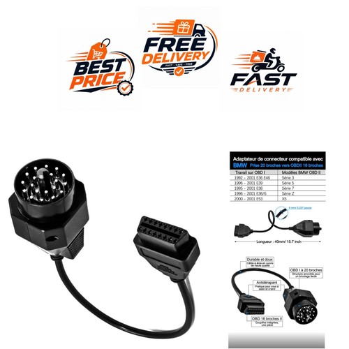 Câble adaptateur diagnostic