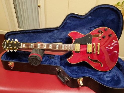Ibanez red 120 semihollow - red,