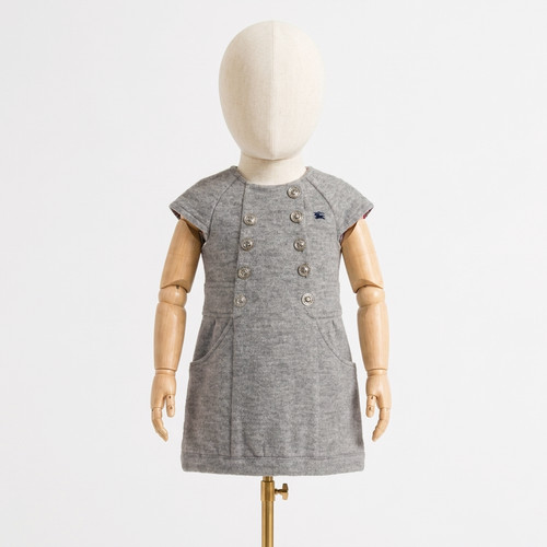 Baby girls burberry gray wool - baby,