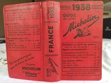 Guide Michelin 1938 France 