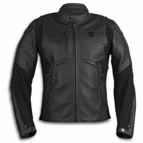 Veste moto pour - pour, cuir