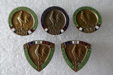 insignes boutonnières jeunesses Meurthe et Moselle LABOR bronze avec poinçon