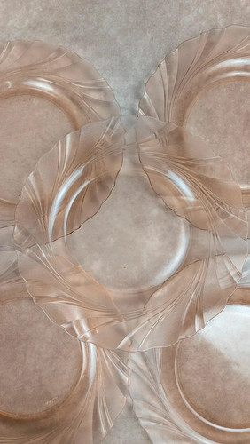 Lot assiettes en verre - en,