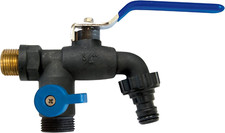 180040 Robinet De Jardin Anti-Glace Avec Deux Sorties Et Sortie Automatique, Noi