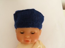 vetement poupée moderne ou ancienne tour tete 24 a 28 cm chapeau marine NEUF