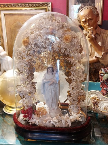 Globe verre mariage porcelaine - mariage,
