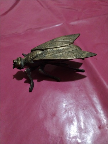 Mouche cendrier laiton bronze - mouche,