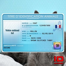 Carte d'identité animale -