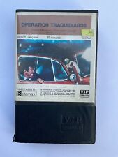 RARE K7 Betamax cassette VIP VIDEO CLUB 1980 Film "Opération Traquenards"