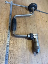 (n°6 OLD TOOL, OUTIL ANCIEN, vilebrequin,chignole à Bois de menuiserie.