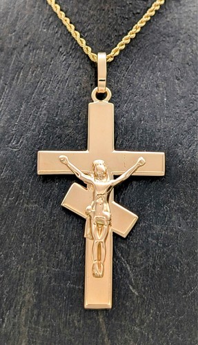 Pendentif jésus croix 585 14k - jésus,