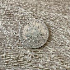 France 50 Centimes 1903 Argent