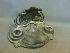 Ancien encrier de bureau en