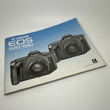 Canon EOS 620-650 Instruction Booklet in English / Mode d'emploi en anglais