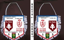 fanion football BARRAGES LIGUE 1 2025   STADE REIMS VS FC METZ