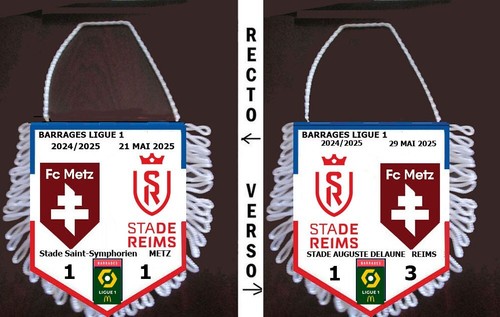 Fanion football barrages ligue - fanion,