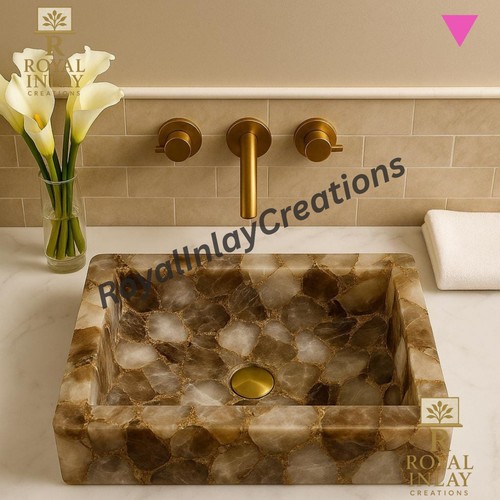 Bassin lavabo carré quartz - bassin,