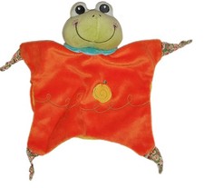 Doudou plat grenouille vert