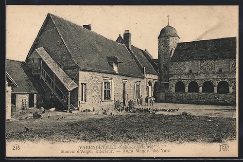 Cpa varengeville manoir - varengeville,,