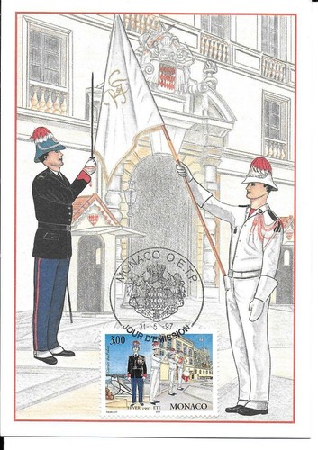Monaco premier jour - monaco, fdc