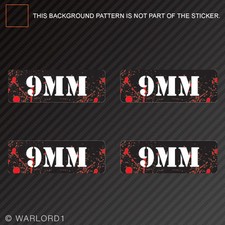9MM Munitions Peut Autocollant