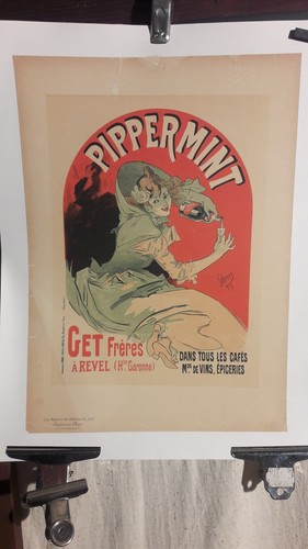 Affiche cheret pippermint - affiche,