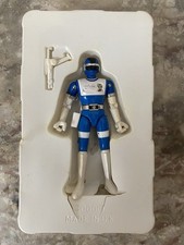 BIOMAN V1 FORCE BLEUE COMPLET AVEC INSERT VERSION FRANÇAISE RARE BANDAI 1984 !
