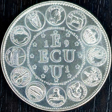 Médaille - EUROPA 1991 - ECU - EUROPE