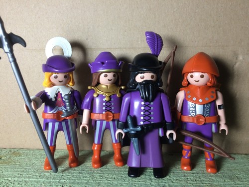 Playmobil chevaliers violet - chevaliers,