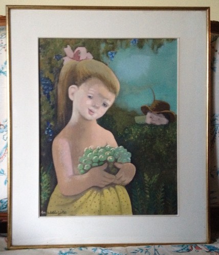 Superbe pastel encadré signé - pastel,