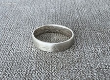 Anneau or blanc 18 carats -