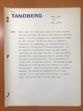 ORIGINAL TANDBERG TR 1040