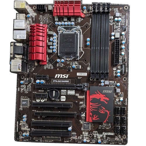 Carte mère msi z77a g43 - mère,