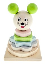 Jouet en Bois Tour à Empiler