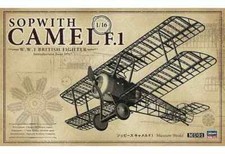 Sopwith CAMEL F.1 Museum Model Kit Hasegawa 1/16 MU01 WW1 British Fighter JAPAN