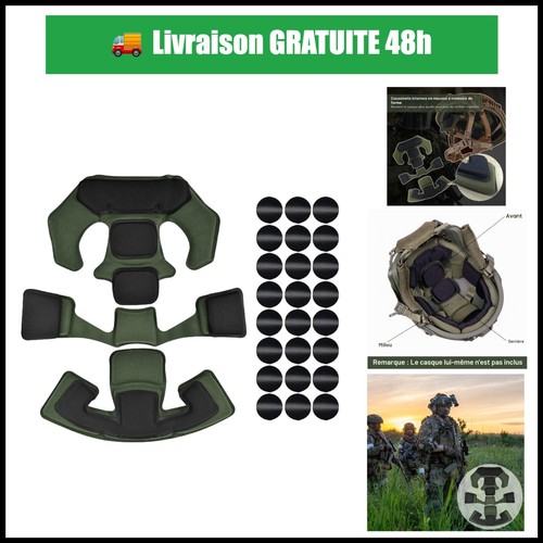 Doublure coussinets casque - coussinets,