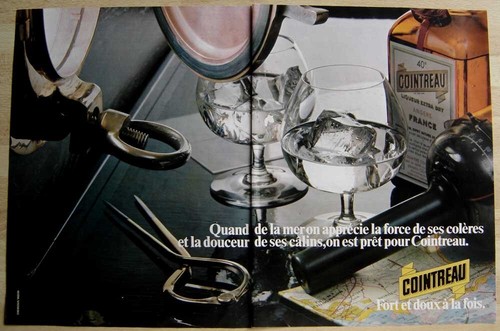 Publicité papier liqueur - publicité,