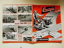 Prospectus ENERGIC Motoculteur S 400 Tracteur Tractor Traktor Trattore prospekt