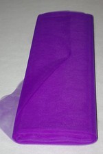 TULLE souple 3€/m grande largeur 300 cm VIOLET au 25 mètres mariage bapteme