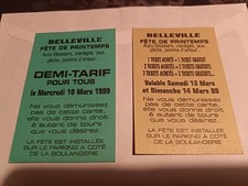 Tickets de manège , Fête 1999